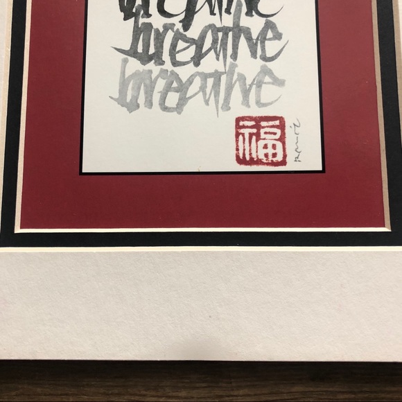 Exhale & Breathe Prints With Double Mats 8x10 - Picture 15 of 15